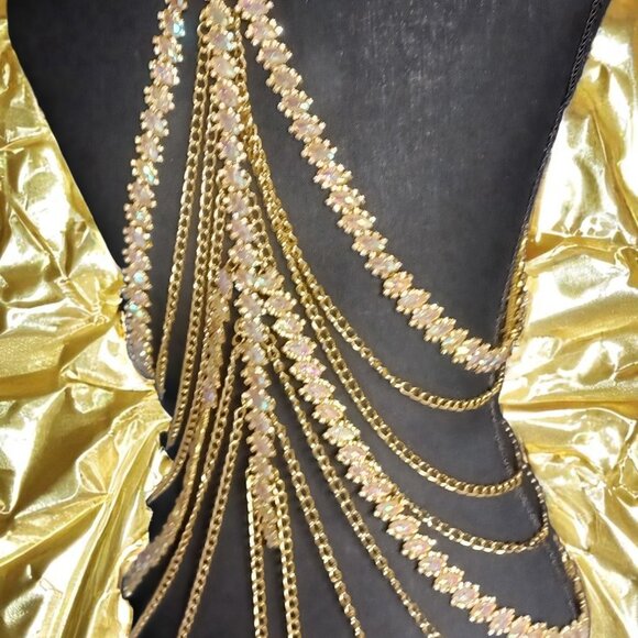 Chic Crystal Body Chain - Picture 3 of 3